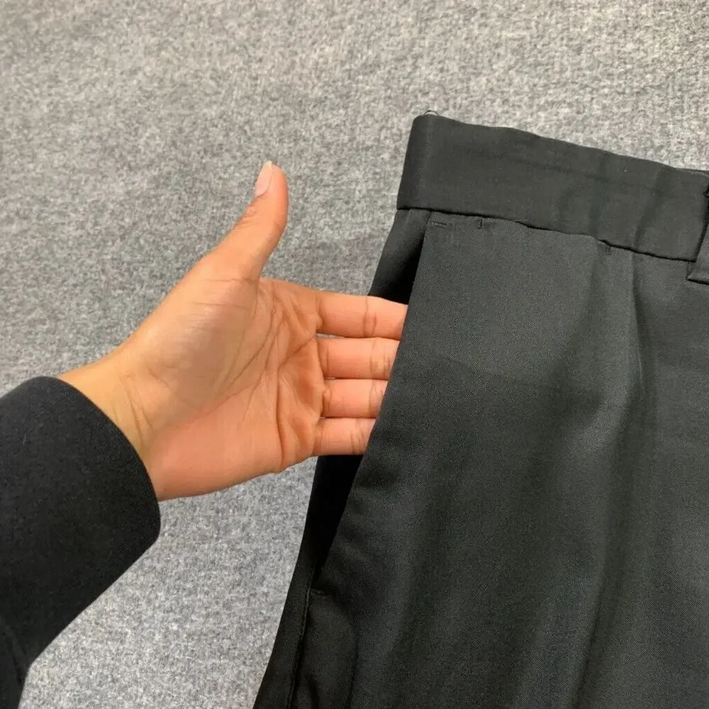 Nike Pants Mens 36 Pepper Black Dri Fit Standard Fit Performance Stretch Golf